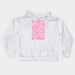 Gift for Valentines Day - Geometric Pattern - Shapes #18 Kids Hoodie